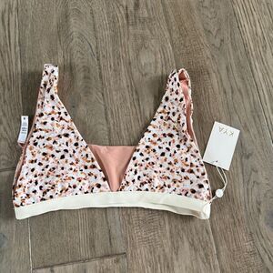 Kya Bikini Top Cheetah Medium TOP ONLY